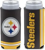 WinCraft Pittsburgh Steelers 12 oz Slim Can Cooler