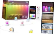 RGBAI String Downlights Smart LED String Lights with 30 LEDs, Mood Light 20ft