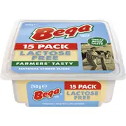 Bega Lactose Free Cheese Slices 250g