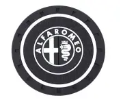 2 pieces Alfa Romeo cup holder mats / coasters