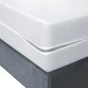 Plastic Mattress Protector Zippered Cal King, Waterproof Vinyl Mattress Cover...
