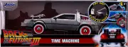 JADA 1:24 Delorean Time Machine Back to the Future Part 3 Diecast Model Car NEW