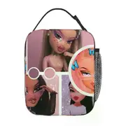 c620 Bratz Rock Angelz Doll Lunch Bags Insulated Lunch Tote Portable Bento Box Leakproof Picnic Bags for Woman Work Children School k620