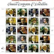 Classical Composers 20 x 32 Cent U.S. Postage Stamps 19