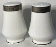 Mikasa Platinum Crown Jewel Salt & Pepper Shaker Set Indonesia New AK026/350
