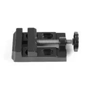 Mini Flat Clamp Bench Vise Aluminum Alloy Drill Press Vice Woodworking Tool
