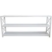 LVD Nantucket Console Table/Bookshelf Furniture 180x80cm - White