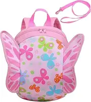 Mini Toddler Backpack with Leash,VASCHY Ultra Lightweight Tiny Little Kids Preschool Backpack Daycare School Bags for Boys,Grils