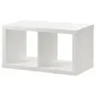 2 Cube Shelving Unit – Storage Organizer White – Bookcase Cabinet Shelf Insert