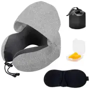 Memory Foam Travel Neck Pillow Support Soft Shaped Cushion Car Head Comfortable