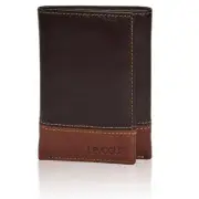 Leather Trifold Wallet For Men - RFID Blocking - 7 Card Slots, 2 Note Compart...