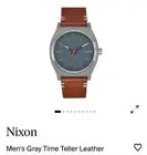 Nixon Time Teller Leather Watch
