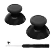 Black Analog Thumb Sticks with Screwdriver for Nintendo Switch Pro Controller US