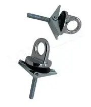 2pc METAL AUTOMOTIVE CAR TRUCK BED ANCHOR POINTS & BOLT TIE DOWN HOOKS LOOPS