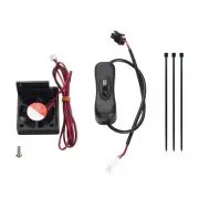 Efficient Cooling Fan For Lab Printer Extruder Motor Quiet and Easy Installation