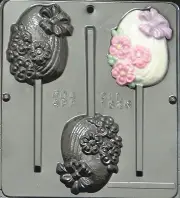 Fancy Egg Lollipop Chocolate Candy Mold Easter 1826 NEW