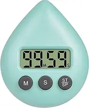 Digital Shower Clock - Digital Shower Timer Waterproof - Water-Resistant Shower Clock | Suction Cup Reminder with LCD Display, Timing Tools for Baking/Kitchen Cooking/Reading/Doing Sports/Shower