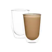 Salisbury & Co Brew Double Wall Glass 350mL Set of 2