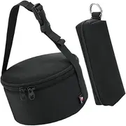 Music Bowl Travel Carry Case Padded Singing Bowl Bag with Mallet Storage for Sound Healing and Yoga Meditation Home Decoration