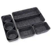Drawer Organizers Tray Dividers for Office Kitchen Bathroom Bedroom Shallow Felt Drawer Storage Containers Divider
