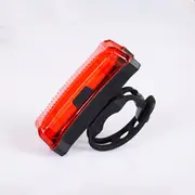TL29 COB Bike Tail Light USB Rechargeable Warning Night Light Bicycle Cycling Lamp REDBLUE TYPE