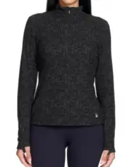 NEW Spyder Women's Midweight Fleece Printed Half Zip Active Pullover Size Small