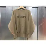 17AW WTAPS DESIGN CREW NECK LS 目錄未載款 文字 長TEE 金標 現貨 大地色S