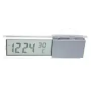 Mini 2 in LCD Digital Auto Car Truck Clock + Thermometer for Suction Cup