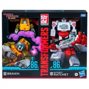 Transformers Studio Series Deluxe: The Transformers: The Movie Brawn and Autobot Ratchet Action Figures
