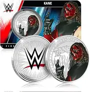 FANTASY CLUB Kane WWE 32mm Official Collectible Coin - Tribute to The Red Monster and Legend of Extreme Battle - Limited Edition for Fans and Collectors