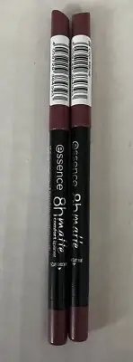 2 ESSENCE STAY 8h LIP LINER PENCIL 2 Pack STAY WOKE #06 Cool Mauve WATERPROOF