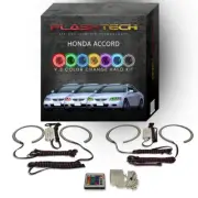 RGB Angel Eye LED Halo kit with IR Remote for 1998-2002 Honda Accord Headlights (for: Honda)
