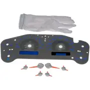 Dorman 10-0108B Instrument Cluster Upgrade Kit Stainless Steel With