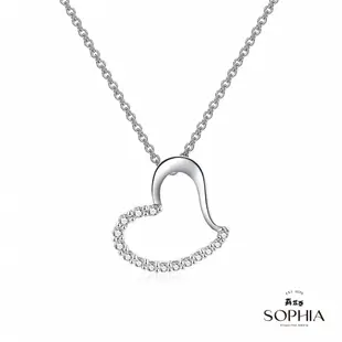 SOPHIA 蘇菲亞珠寶 - 戴瑞莎 9K白金 鑽石項鍊
