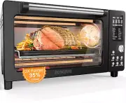 Bravo Pro Smart Air Fryer Toaster Oven Combo, Airfryer Convection Oven Counterto