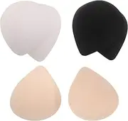 [FRCOLOR] Diy Bra Inserts 3 Pack Latex Cotton Soft Comfortable for Yoga Sports Bras