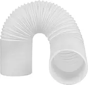 Portable Air Conditioner Hose,Portable Exhaust Vent Hose with 5.9" Dia 59" Length Universal AC Hose with Adapter Flexible Exhaust Hoses and AC Unit Tube Connector(White,Size:59 inch)