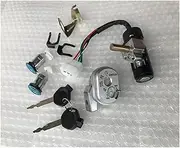 Ignition Switch for 100 125 GY6 125 Motorbike Lock Motorcycle Ignition Switch Key Set 5 Wires Motorcycle Scooter Electric Switch Lock Set Motorcycle Ignition Switch Lock(30MM)