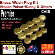 Brass Welch Plug Kit Brass Expansion Welsh Plugs Fits Nissan CA18 CA-18