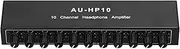 3.5mm Stereo Headphone Amplifier 10 Way Output Multi Channel o Distributor Independent Control No Adapter