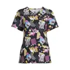 Tom and Jerry Women’s Allover Printed Scrub Top. Brand New. Sz Medium