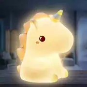UNICORN SOFT SILICONE LED TOUCH NIGHT LIGHT 7 UNIQUE COLORS Rechargable - NEW
