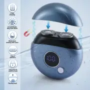 Mini Electric Shaver Pocket Size Washable Beard Trimmer Rechargeable Magnetic