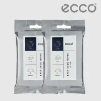 在飛比找momo購物網優惠-【ecco】SHOE WIPES 皮革潔淨隨身包(2包入90