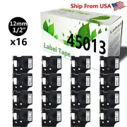16 PK 45013 Label Tape Compatible for Dymo Label Maker 400 420P 450 450D 500TS
