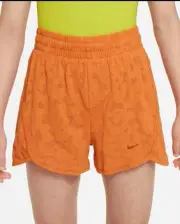 Nike Dri-FIT Breezy Big Kids' (Girls') High-Waisted Training Shorts-XL- Monarch