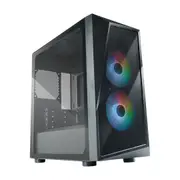 Cooler Master CMP320 ARGB Tempered Glass Micro-ATX Case - Black [CP320-KGNN-S00]