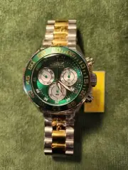 Invicta RARE XL Pro Diver/S1 Day/Date/Chrono Z60 Quartz 50mm Men's Watch *NOS*