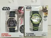 DISNEY STAR WARS BABY YODA FLASHING LCD WATCHES MANDALORIAN Darth Vader A23