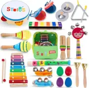 Stoie's Wooden Kids Musical Instruments for 1-5 Years Old, Baby Percussion To...